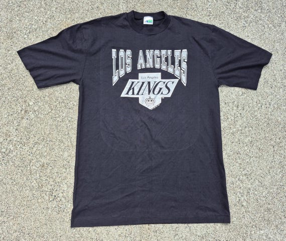 King's X 1988 ヴィンテージ Tシャツ ヴィンテージ 1989 ロサンゼルス キングス Tシャツ：シングルステッチ