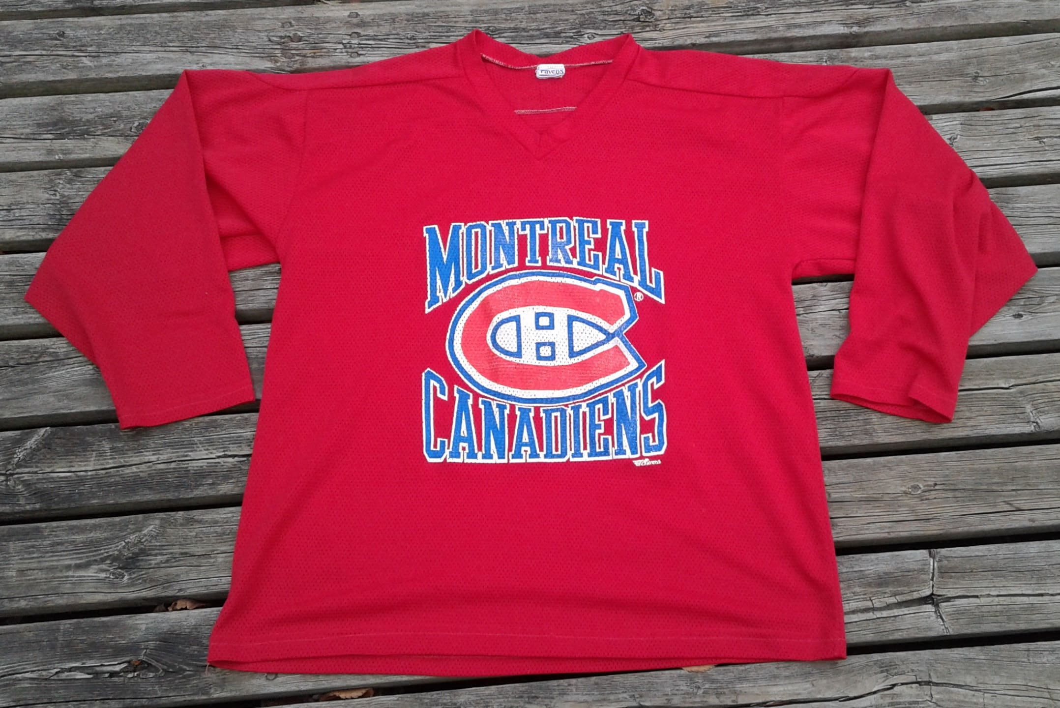 CustomCat Montreal Canadiens Vintage NHL Crewneck Sweatshirt White / XL