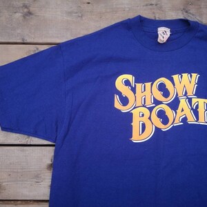Vintage 80&#39;s / 90&#39;s &quot;Show Boat&quot; - Musical - Theatre - single-stitched t-shirt / Made in Canada / XL