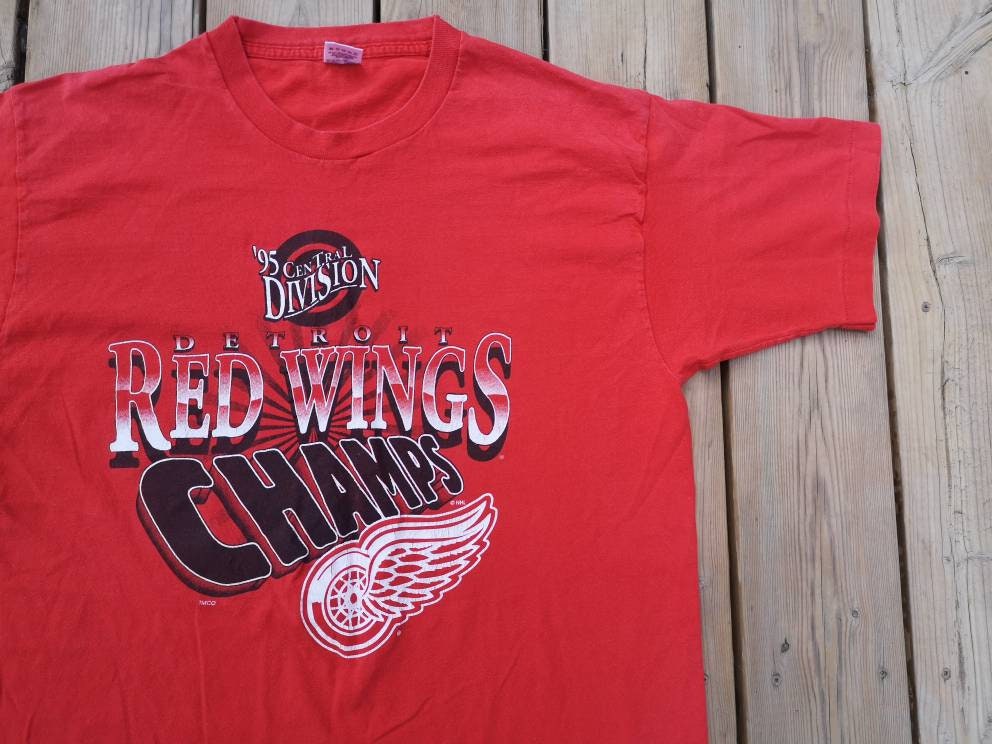 Bob Probert Detroit Red Wings Youth Backer T-Shirt - Ash