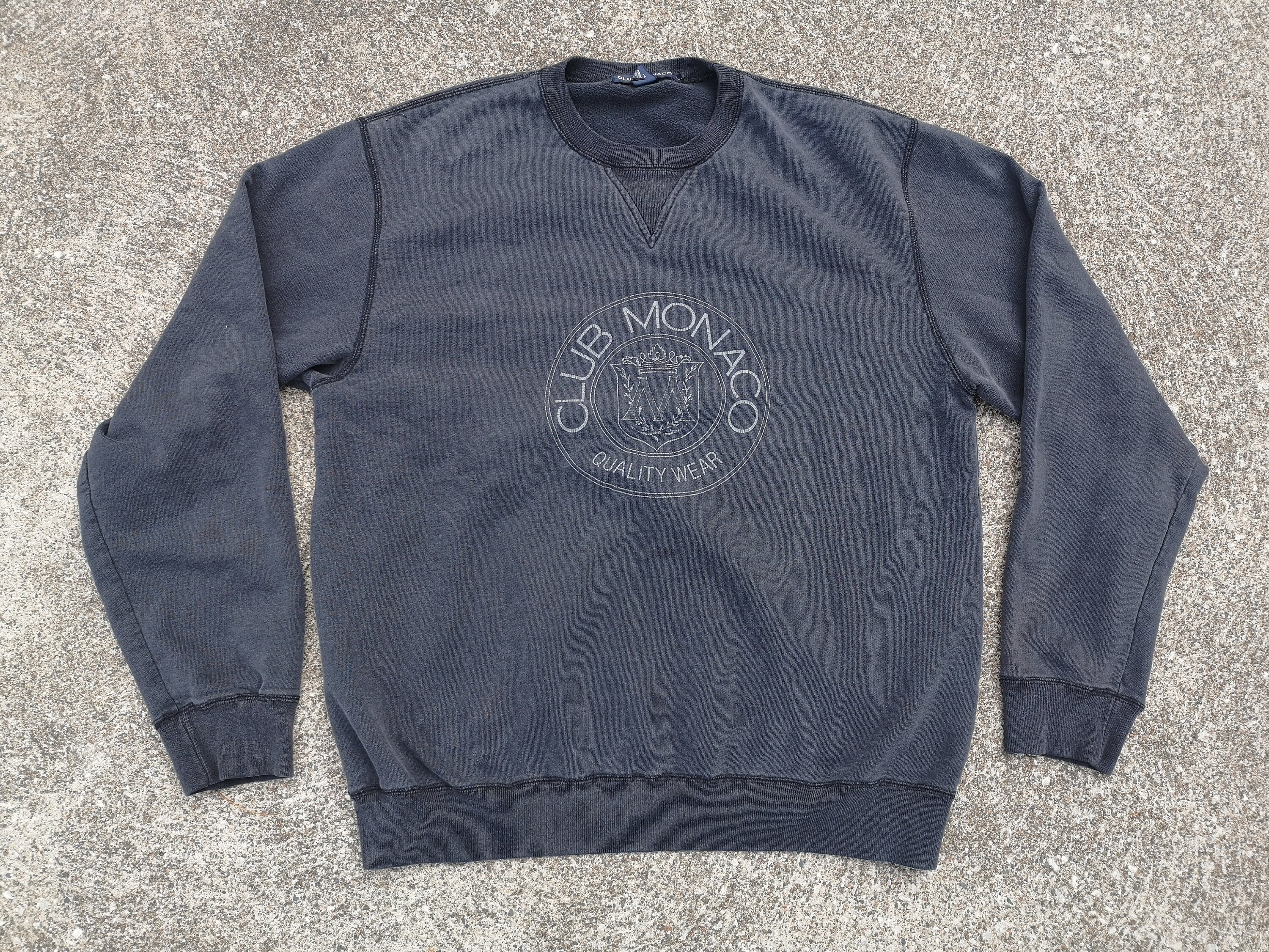 Vintage Rad 90s Club Monaco Crew neck Made in Canada Perfectly