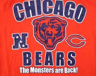 Vintage Y2K Chicago Bears T-Shirt: "The Monsters are Back!" - Medium