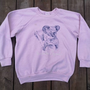 Vintage 80s Koala Bear Crewneck Sweater - Made in Australia