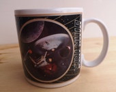 Vintage 1994 quot Star Trek U.S.S Enterprise NCC-1701 Paramount Pictures ceramic cup mug coffee cup