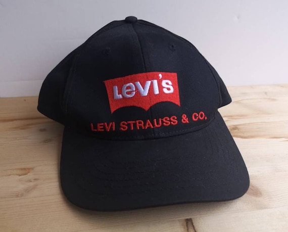 Vintage 90's Levi Strauss & Co. 501 / black + red… - image 1