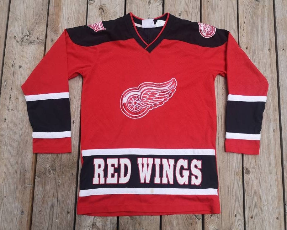 Rare VTG LOGO ATHLETIC Steve Yzerman Detroit Red Wings NHL Hockey Jersey  90s XL