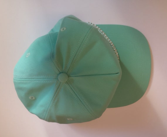 Vintage 80's DEADSTOCK Light Green/Mint Bright Sn… - image 5