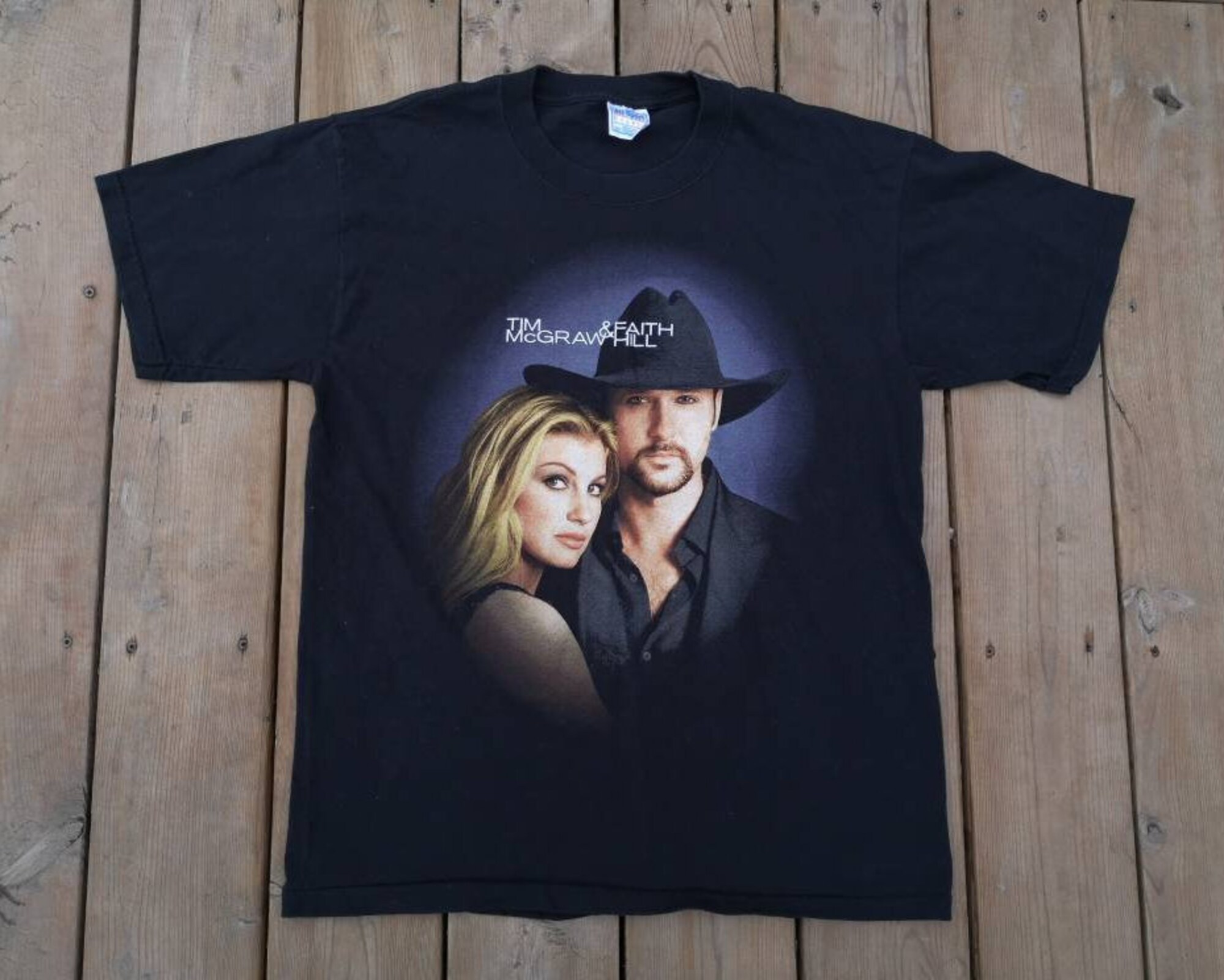 Jahrgang 2000 Faith Hill & Tim McGraw "Soul 2 Soul" T-Shirt Jahrgang 2000 Faith Hill & Tim McGraw "Soul 2 Soul" T-Shirt