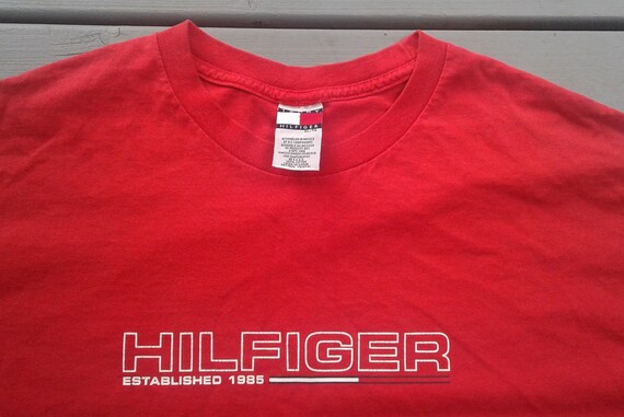 tommy jeans red shirt