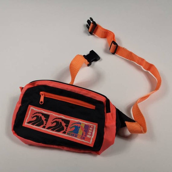 peach bum bag
