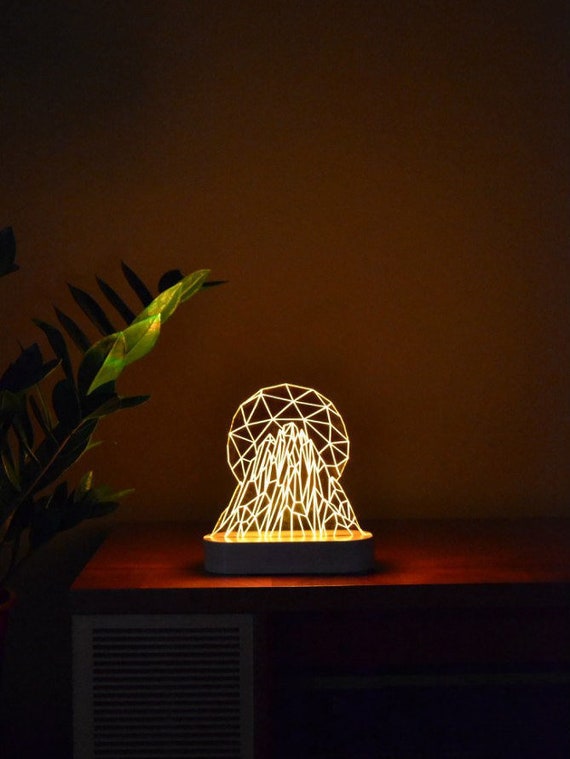 night lamp for bedroom handmade image mountain sun acrylic 3d led table lamp bedroom night light etsy night lamp for bedroom handmade image mountain sun acrylic 3d led table lamp bedroom night light etsy