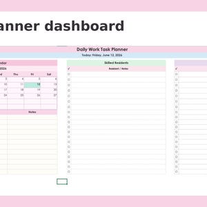 MDS Coordinator Planner | Excel Google Sheets Bundle (Digital Download)