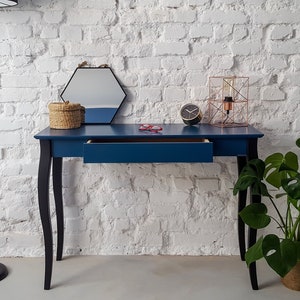 LILLO Writing Desk with Black Beechwood Legs