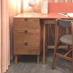 3-Drawer Office cabinet - same height as desk Luka
