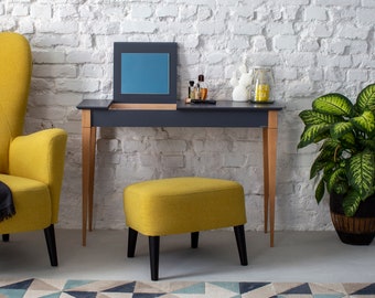 Kaptafel met spiegel MIMO, scandinavische stijl