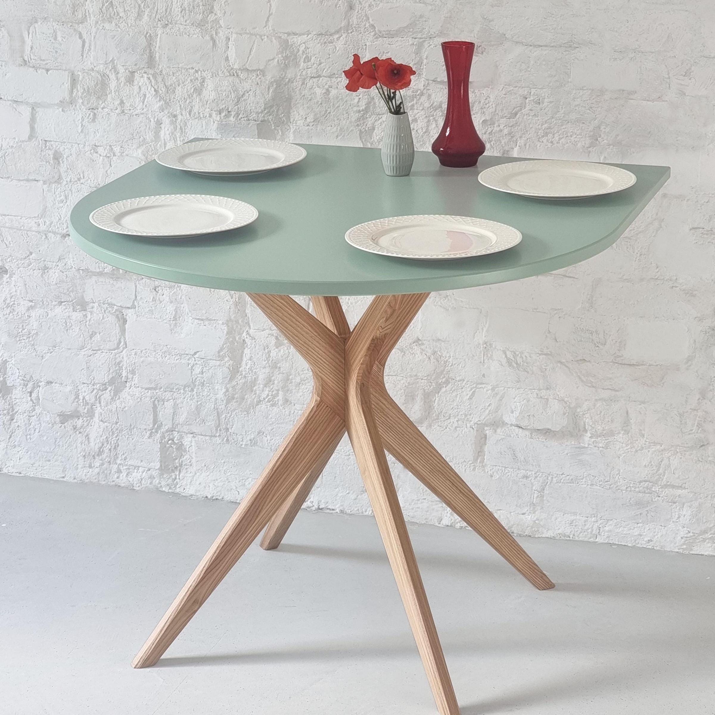 Buy Half Oval Dining Table for 4 JUBI- Various Colors Online in