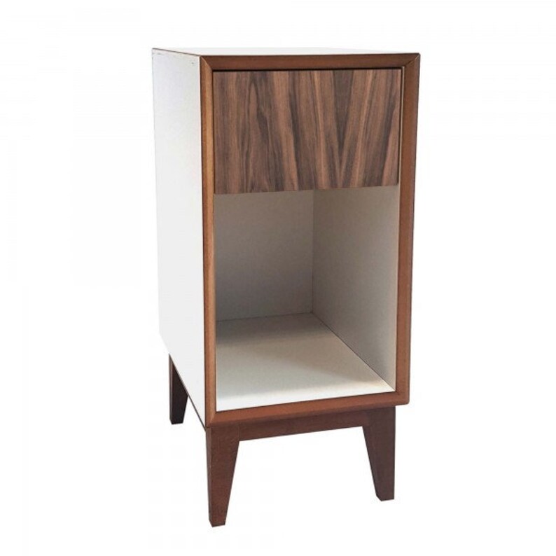 PIX white Bedside Table 30cm Nightstand for Bedroom with Etsy