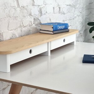 Monitor stand JUBI 100cm wide fornirowany image 3