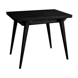 Small extendable table wooden ENVELOPE solid ashwood and veneer - various wood stains image 10