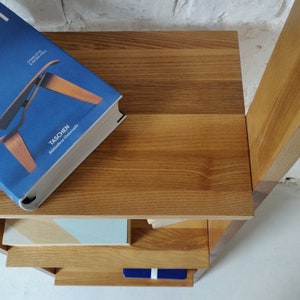 Leiter-Bücherregal ASHME aus Holz, 45 cm breit Bild 7
