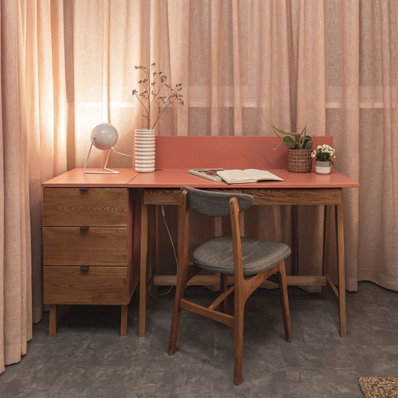 Le classeur du bureau Luka antique pink