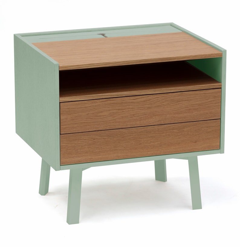 table de chevet Diamond sage green