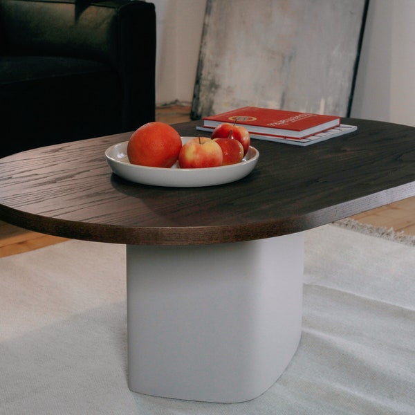 Table basse ovale CELL Racetrack