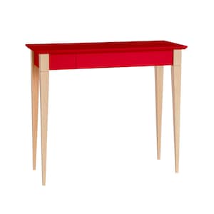 small, narrow Writing Desk, minimalitic desk MIMO Red