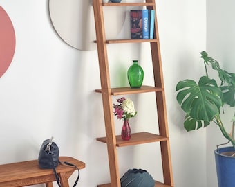 Ladder boekenplank ASHME hout, 45 cm breed