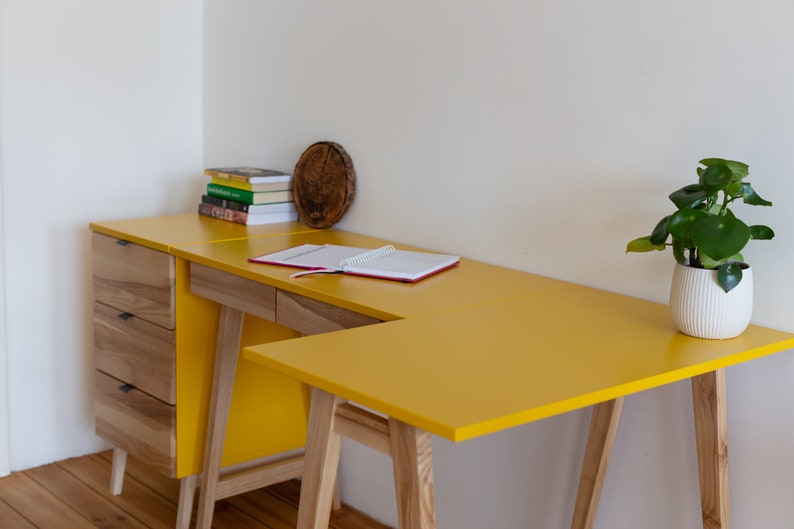 Le classeur du bureau Luka broom yellow