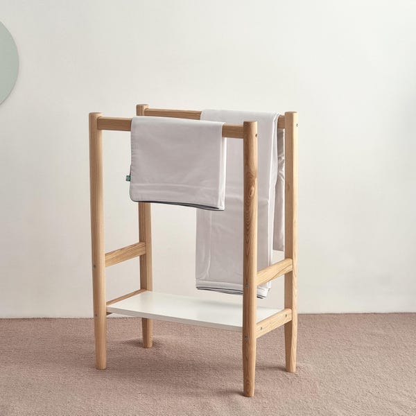 Handtuchhalter aus Holz, verschiedene Farben – Modell Valet C