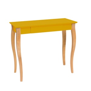 Bureau LILLO Bureau d'ordinateur moderne pour bureau à domicile Style scandinave broom yellow