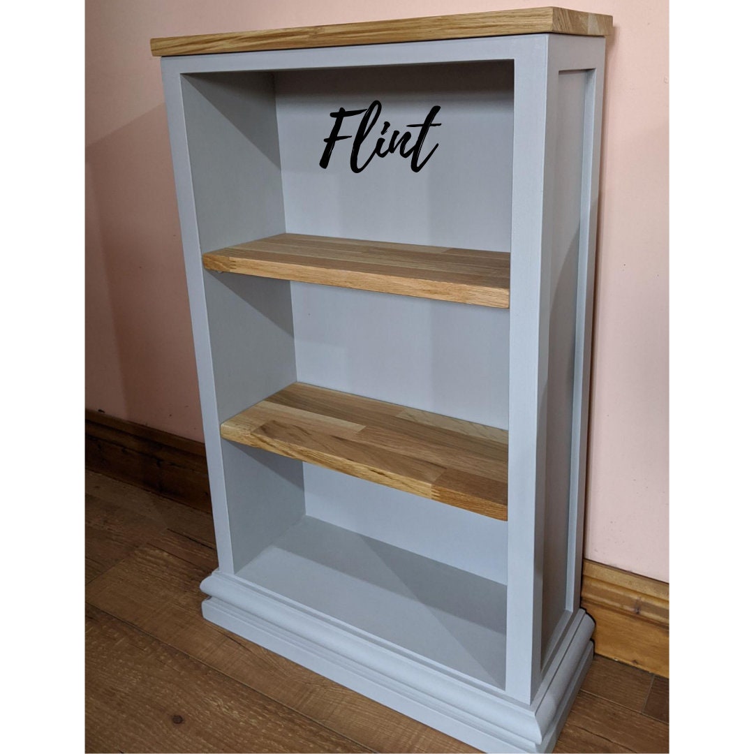 White and online pine bookcase