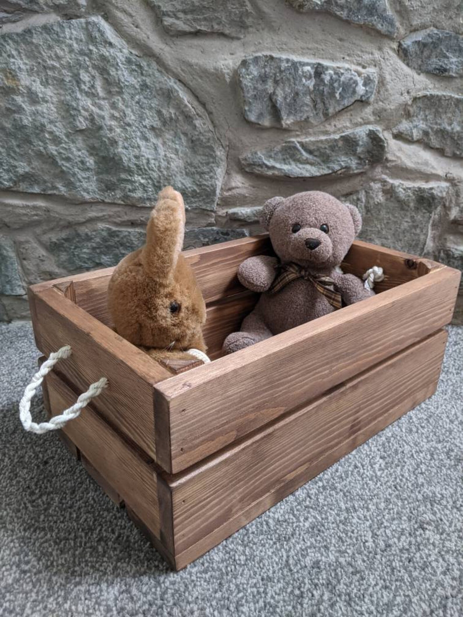 Toy Storage Crate Etsy UK