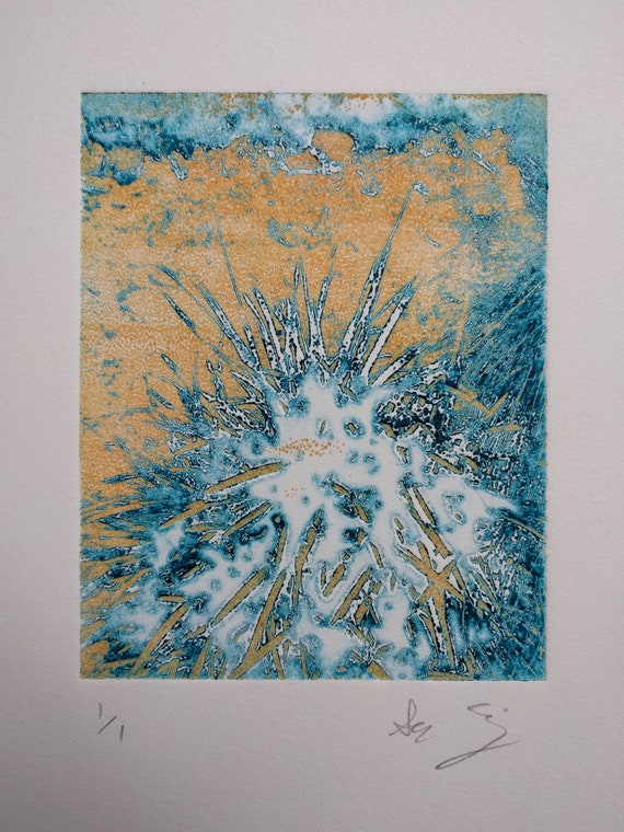 Solar Etching 'pop' Hand Printed Original Art by Etsy