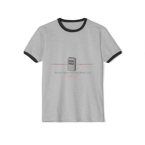 Camiseta con ribete del Hollow Creek Field Recording Club / Camiseta retro de la Nature Audio Society