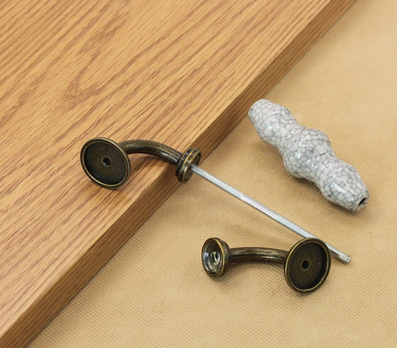 5/'/'Ceramic Dresser Pulls Drawer Pull Handles Knobs Porcelain Cabinet Door Pulls konbs Furniture Hardware Ceramic Dresser handle