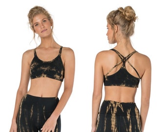 Yoga Top for Women, Crop Top, Sports Fitness Top, Activewear, Open Back Top, Dance Top, Gym Clothes, Tube Top, Sportswear, Bralette Top