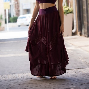 Boho Skirt for Women Lace Skirt Hippie Wear Belly Dance - Etsy