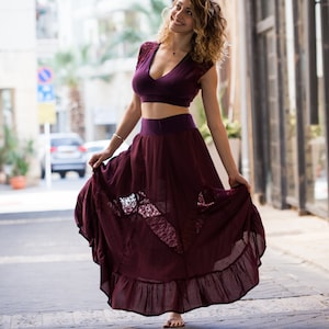 Tribal Top and Skirt Etsy