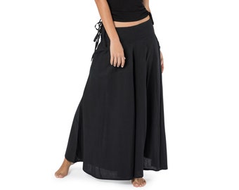 Skirt Pants for Women, Black Maxi Pants, Yoga Pants, Loose Pants, Flare Pants, Boho Pants, Wide Leg Pants, Comfy Pants, Flow Fashion.