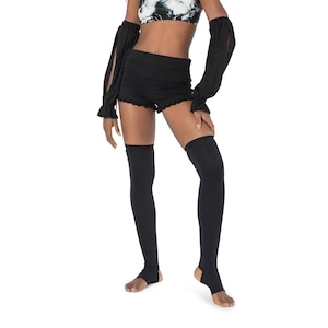 Damessokken, beenwarmers, kuitmouwen, katoenen sokken, hoge sokken, sportkleding, danssokken, yogakleding, fitnesssokken, tribale kleding.