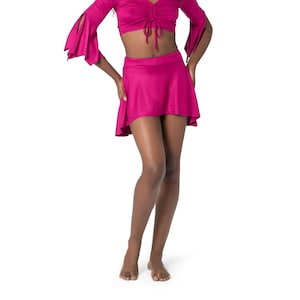Minirock für Frauen, rosa Rock, Boho Rock, Festival Kleidung, Tribal Rock, süßer Rock, Skater Rock, Hippie Kleidung, Pixie Kleidung