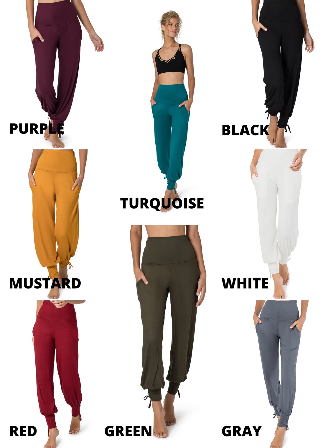 Men's Yoga Harem Pants Baggy Aladdin Salwar Boho Drop
