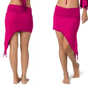 Skirt for Women, Mini Skirt, Boho Skirt, Pixie Skirt, Summer Fashion, Dance Skirt, Tribal Skirt, Pink Skirt, Festival Clothing, Unique Wear