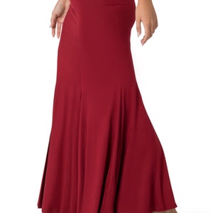 Boho Maxi Skirt, Long Skirt for Women, Red Skirt, Slit Skirt, Bellydance skirt, Maxi Skirt with Slit, Flowing Skirt, Festival Skirt.