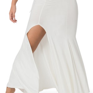 Boho Maxi Skirt, Long Skirt for Women, Red Skirt, Slit Skirt, Bellydance skirt, Maxi Skirt with Slit, Flowing Skirt, Festival Skirt.