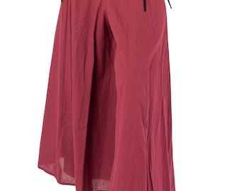 Cotton Wide Leg Pants, Long Maxi Pants, Boho Red Trousers, Comfy Yoga Pants, Festival Summer Clothes, Gifts For Women
