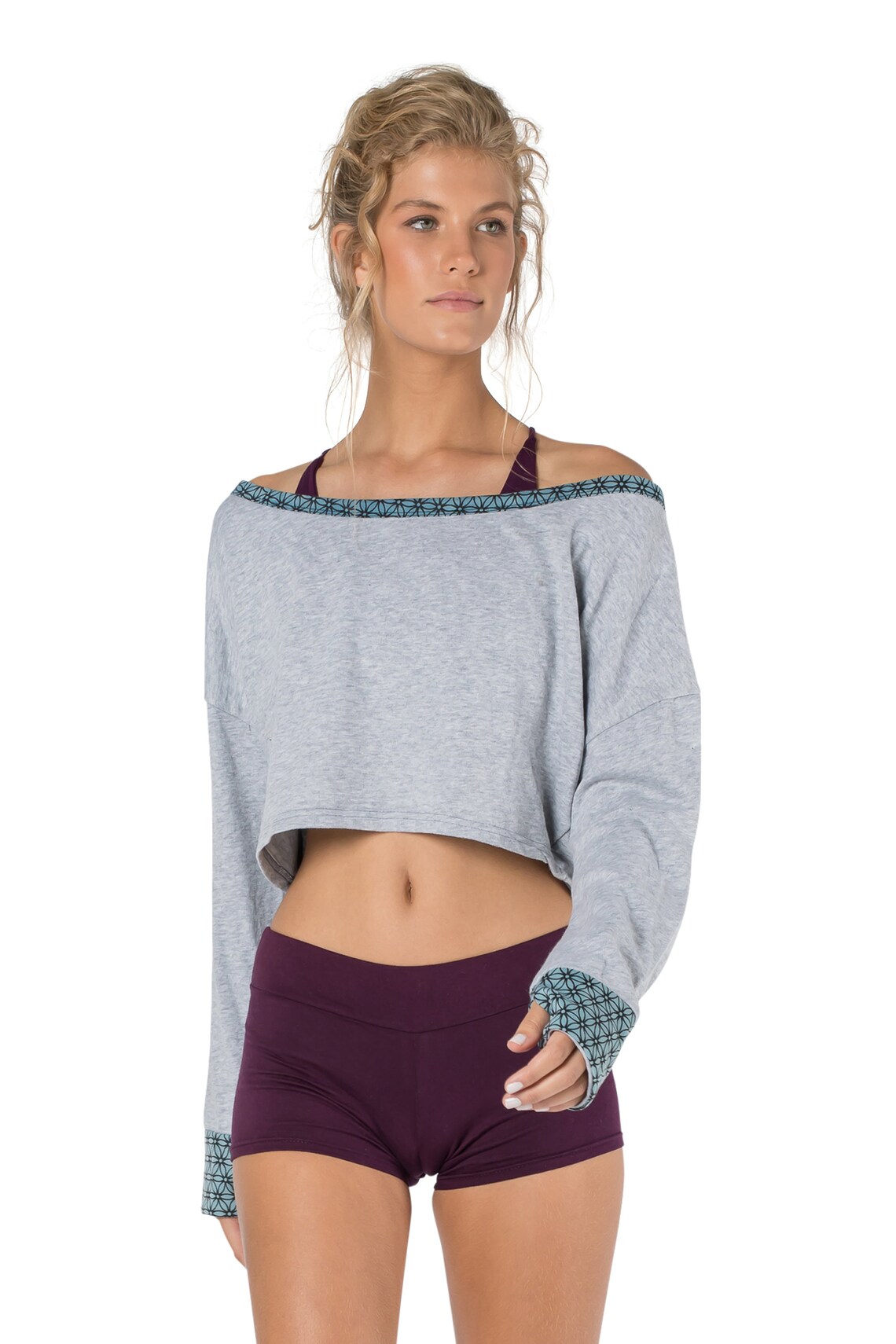 how to make an off the shoulder long sleeve shirt