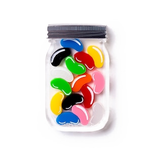 Jelly Bean Jar Brooch